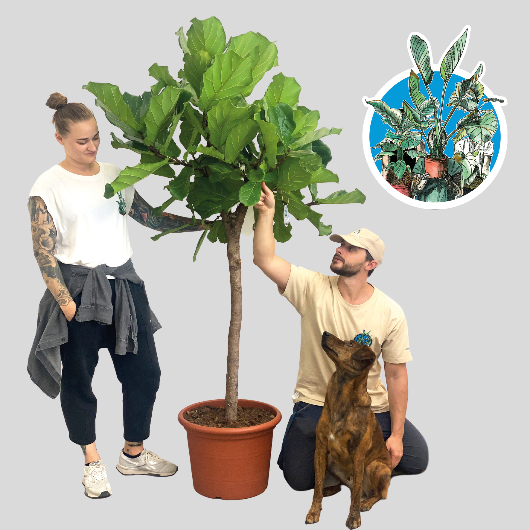 Die Geschwister Imhof mit Scooby Doo Die Geschwister Imhof mit Scooby Doo